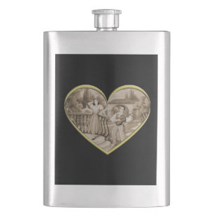 Cantil Vintage Romance casal, amor de homem e mulher