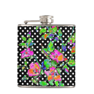 Cantil Vintage: Rosas Rosa b/w poka-pontos