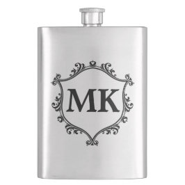 Cantil Vintage royal shield - nome personalizado monogram