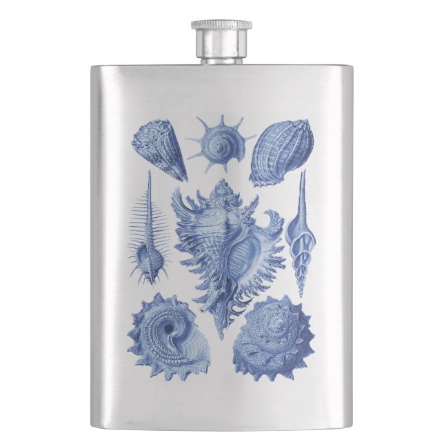 Cantil Vintage Seashells Blue (Frente)
