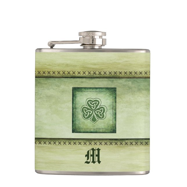 Cantil Vintage trendage grundge Irish shamrock (Frente)