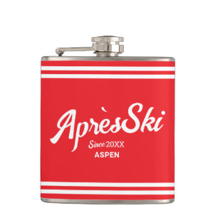 Cantil Vintage Vermelho Apres Ski Resort Personalizado & 