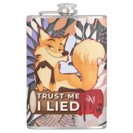 Cantil Vinyl Flask 8oz : Trust Me (cinza)