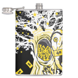 Cantil Vinyl Wrapped Flask – Urban Tree Owl & Wealth 