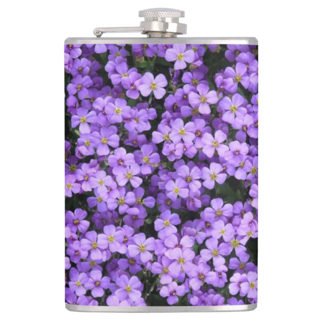 Cantil Violetas de Flores Violetas (Frente)