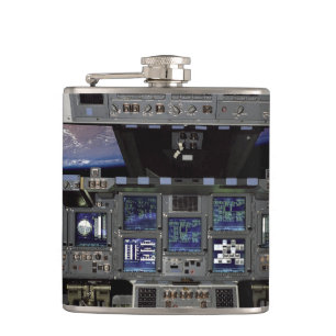 Cantil Vista da janela da cabine do ônibus espacial da NA