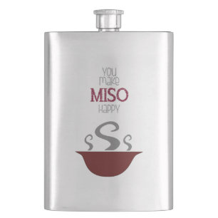 Cantil Você faz a Miso a garrafa feliz