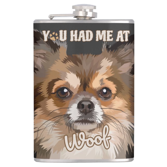 Cantil Você Me Teve No Meio | Pomeranianos De Cães (Frente)