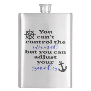 Cantil Você não pode controlar o vento, ajustar suas ve