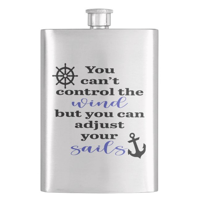 Cantil Você não pode controlar o vento, ajustar suas vela (Frente)