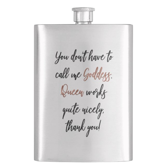 Cantil Você pode chamar-me deusa. A rainha trabalha (Frente)