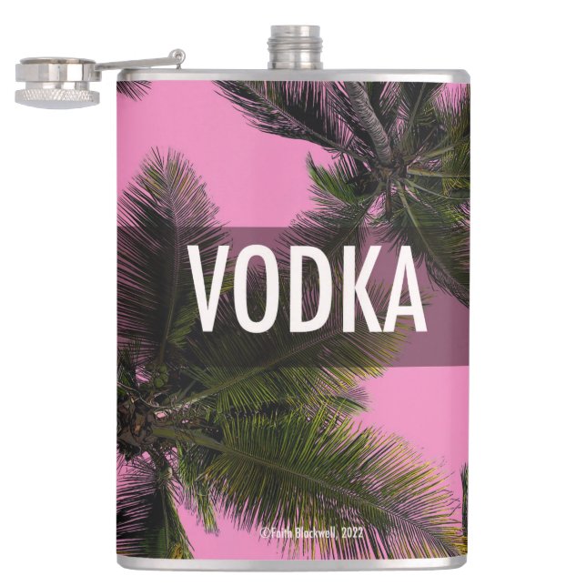Cantil Vodka Flask 8oz (Aberto)