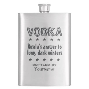 Cantil Vodka - Frasco personalizado russo