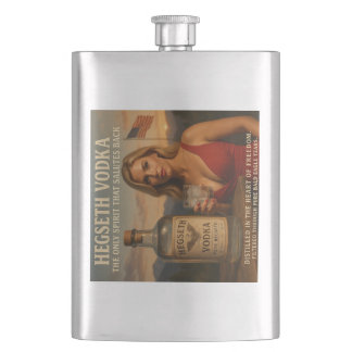 Cantil Vodka Hegseth — O Espírito que Responde Flask