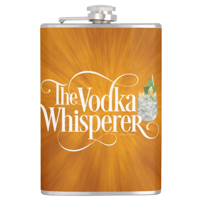 Cantil Vodka Whisperer Flask (Frente)