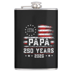 Cantil Vovô Americano Bandeira dos EUA 250 Anos 4 de Julh