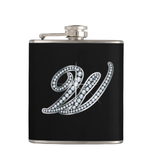 Cantil W Script "Diamond Bling"