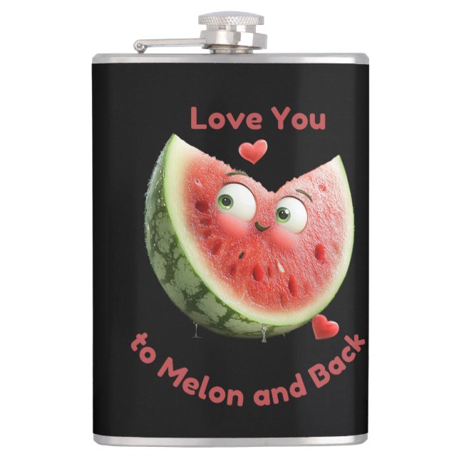 Cantil Watermelon Love: Sweet & Juicy Heart (Frente)