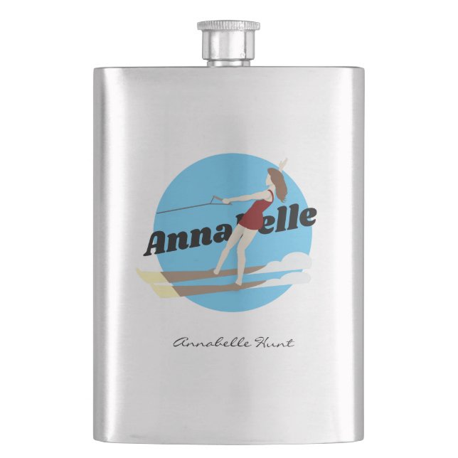 Cantil Waterski, estilo Vintage (Frente)