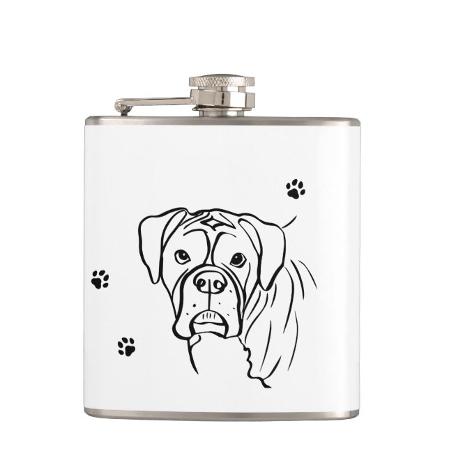 Cantil Whimsical Boxer: Texto Editável (Frente)