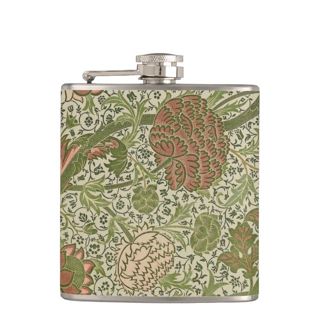 Cantil William Morris Cray Sage Flower Floral Botânica (Frente)
