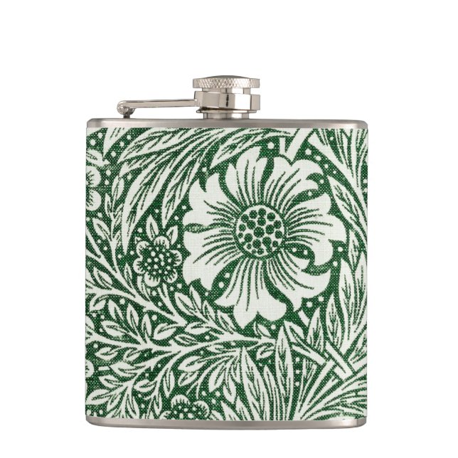 Cantil william morris marigold verde floral flor (Frente)