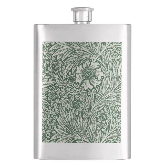 Cantil william morris marigold verde floral flor (Frente)