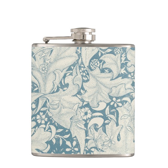 Cantil William Morris Wallflower Blue damask (Frente)