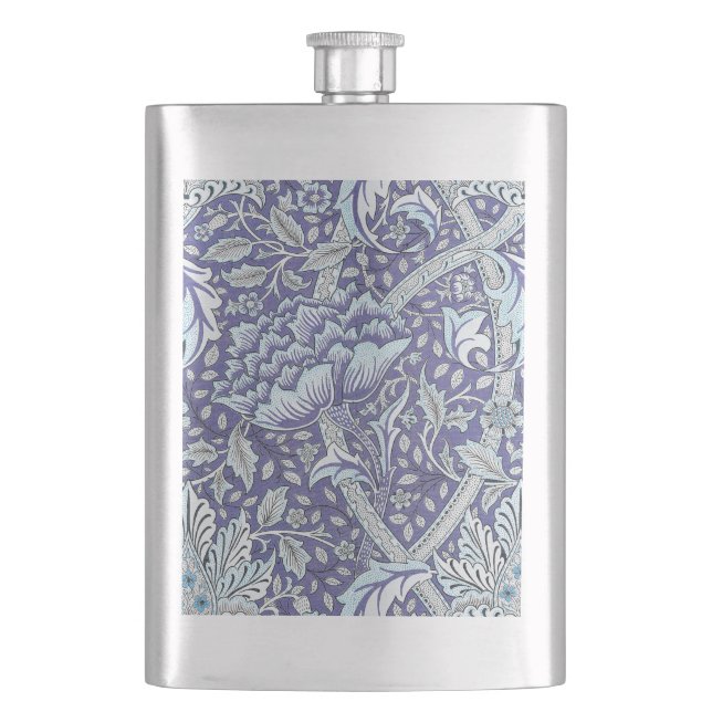 Cantil William Morris Windrush Padrão Floral Azul (Frente)