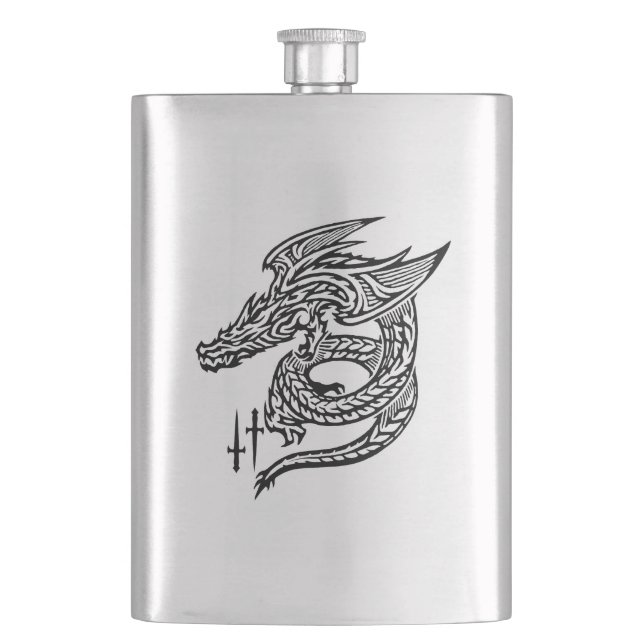 Cantil Wing Dragon Classic Flask (Frente)
