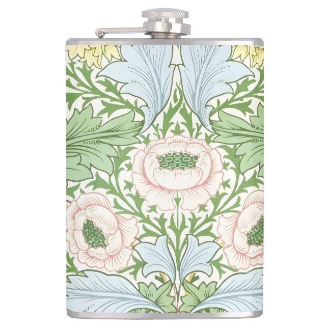 Cantil Wm Morris Myrtle Floral Arte Nova Brilhante (Frente)
