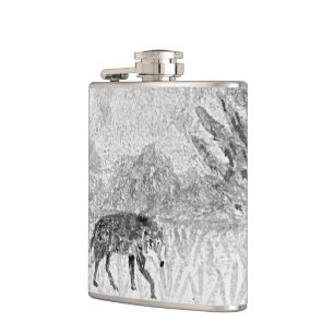 Cantil Wolf Sketch Wild Animal Art