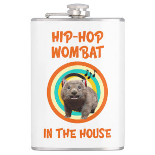 Cantil Wombat de Hip-hop Engraçado em Casa