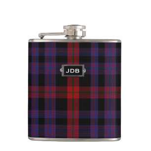 Cantil Xadrez Clã Brown Tartan Monogramada