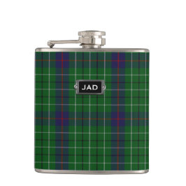 Cantil Xadrez Clan Duncan Tartan Monogramas