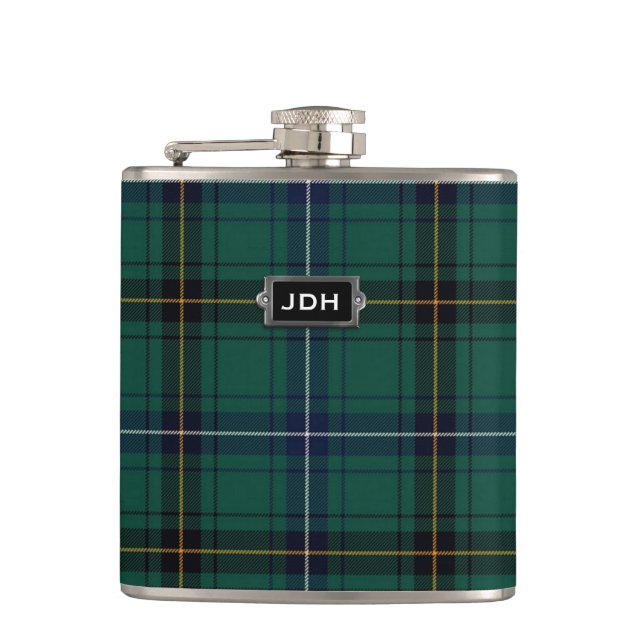 Cantil Xadrez de Clan Henderson Tartan Monogramas (Frente)