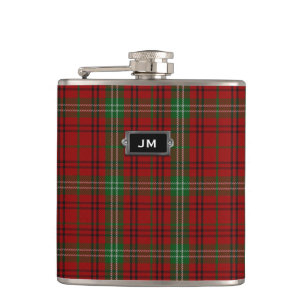 Cantil Xadrez de Clan Morrison Tartan Monogramas