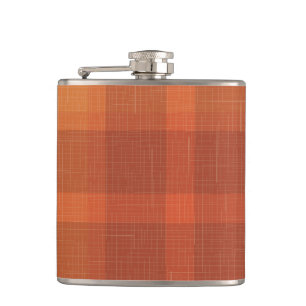 Cantil Xadrez de outono Russo Laranja Tartan