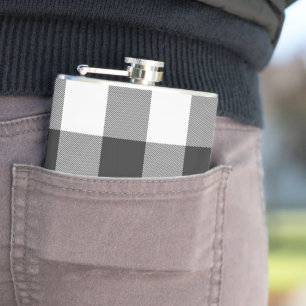 Cantil Xadrez do Buffalo Check White e Black Squares