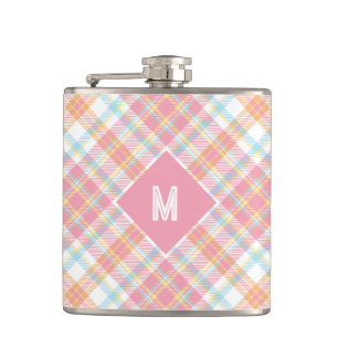 Cantil Xadrez Monograma Personalizada / Padrão Tartan