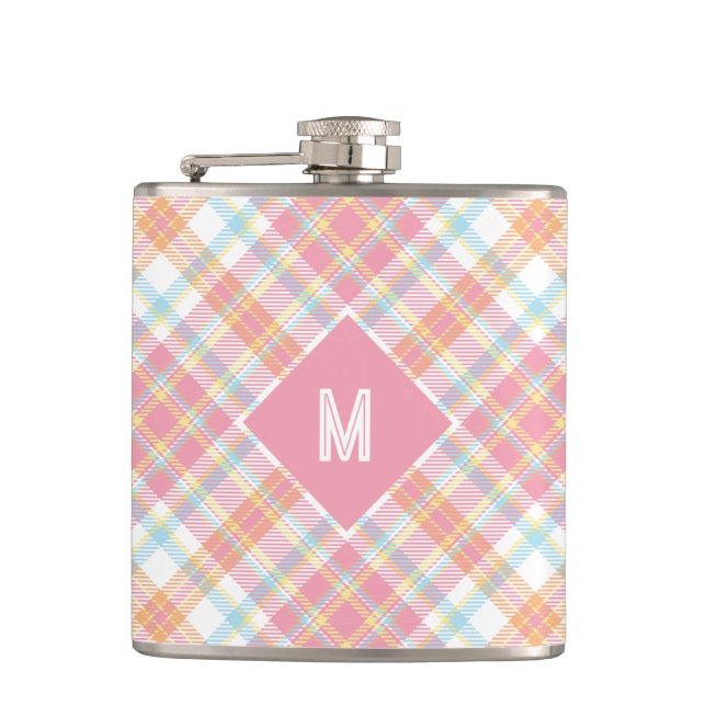 Cantil Xadrez Monograma Personalizada / Padrão Tartan (Frente)