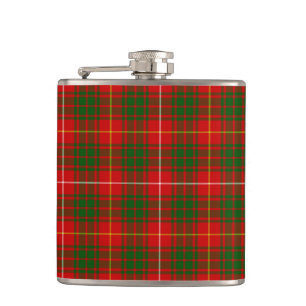 Cantil Xadrez vermelho e verde tartan Bruce