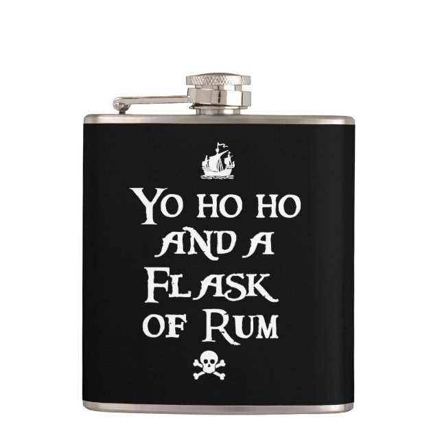 Cantil Yo ho ho e o Flask of Rum, Pirate (Frente)
