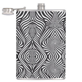 Cantil Zebra Abstrato P&B