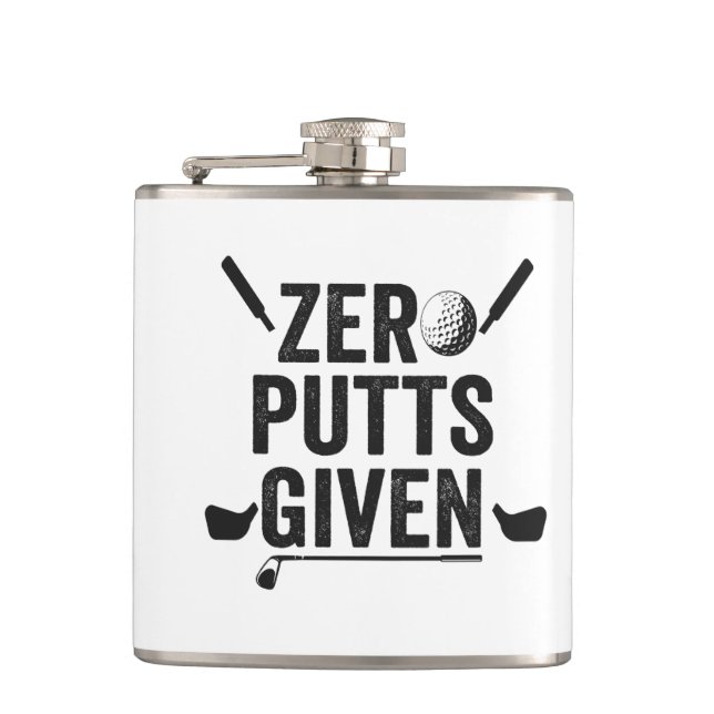 Cantil Zero Putts Dando Um Golfe Engraçado O Pai De Golfe (Frente)