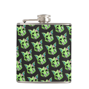 Cantil Zombie Cat Vinyl Wrapper Flask
