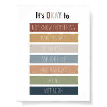 Canto calmante de boho, está bem para poster