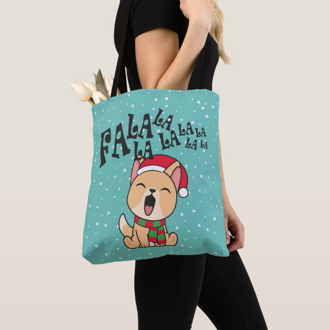 Canto De Natal Fa La La La La La La La | Tote Bag (Close Up)