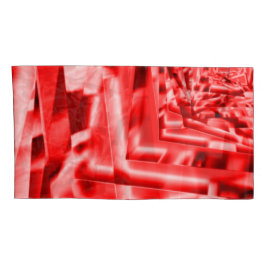 Canto dos quadrados, vermelho-vivo com partes bran