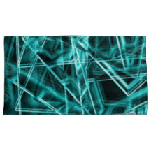 Cantos quadrados e manchas cianas ou azuis